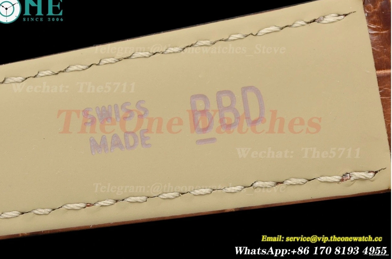 Dial Tank F1F Louis White YG 25.5mm Alligator Quartz LE 0217